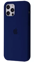 Чохол Silicone Case Full для iPhone 12 Pro Max (Різні Кольори) Deep Navy