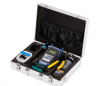 Набор инструментов и тестеров для работы с оптическим кабелем FC-6S 10 в 1 Metall Case