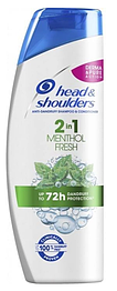 Шампунь Head & Shoulders 2 in 1 Menthol 400 мл