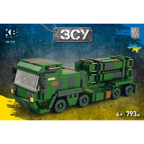 Конструктор KB 1121 військовий, машина, 793дет