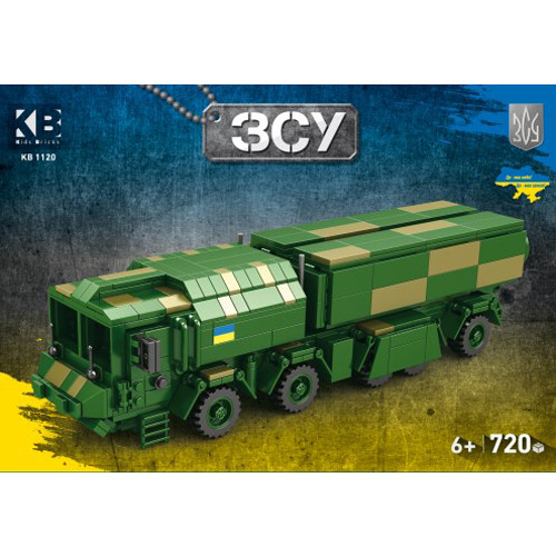 Конструктор KB 1120 військовий, машина, 720дет