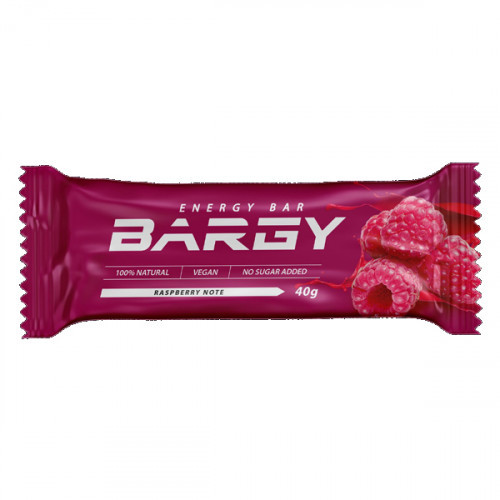 Енергетичний батончик Bargy "Малинова нота" 40 гр