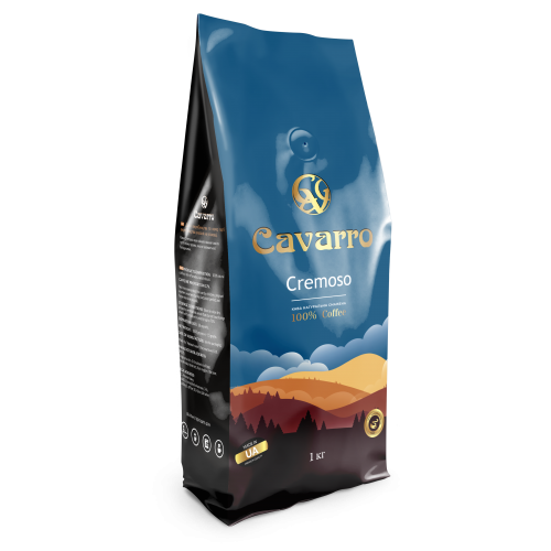 Кава в зернах Cavarro "Cremoso" 1 кг