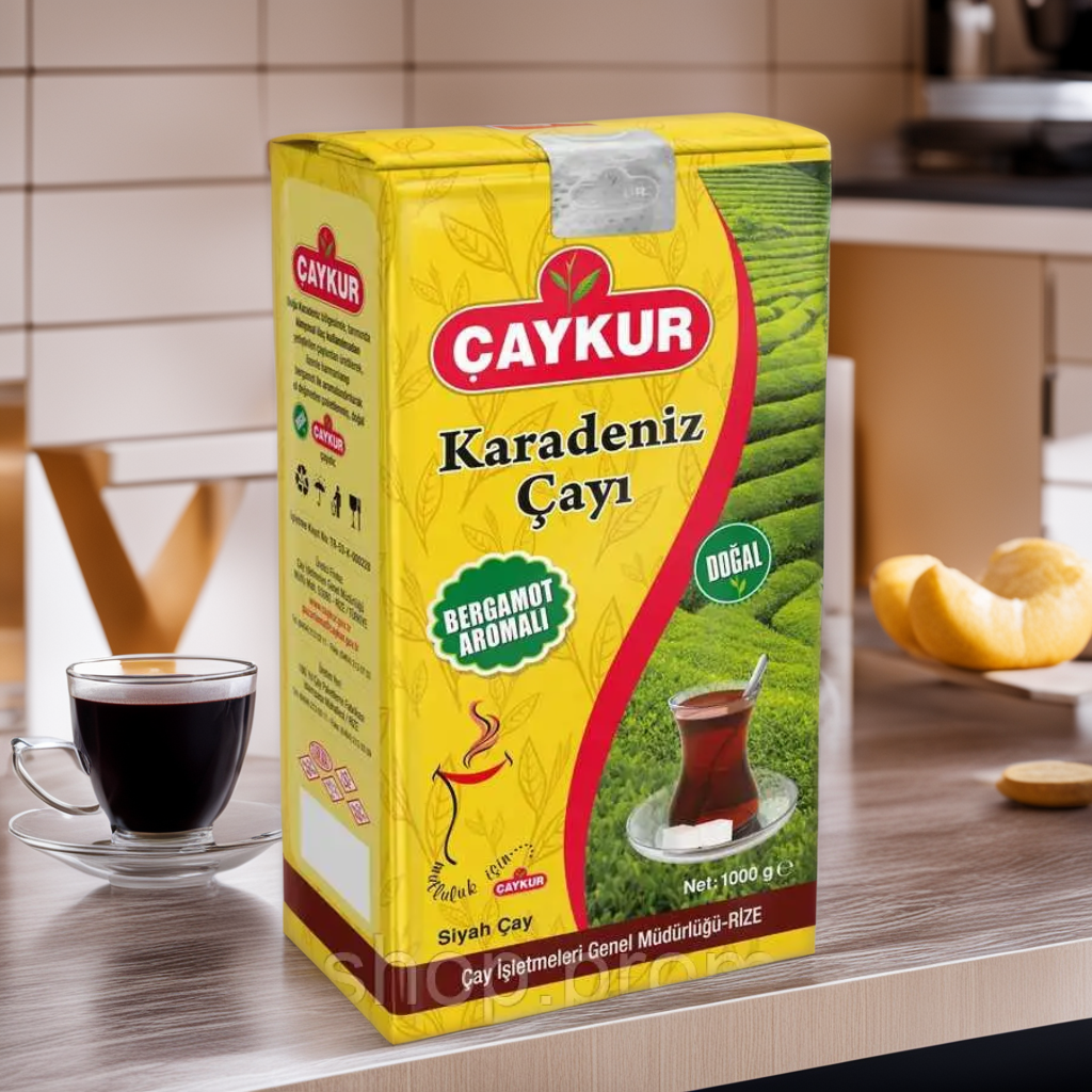 Чай с бергамотом Caykur Karadeniz мелколистовой турецкий черный крепкий ароматный 1 кг - фото 1 - id-p2002391430