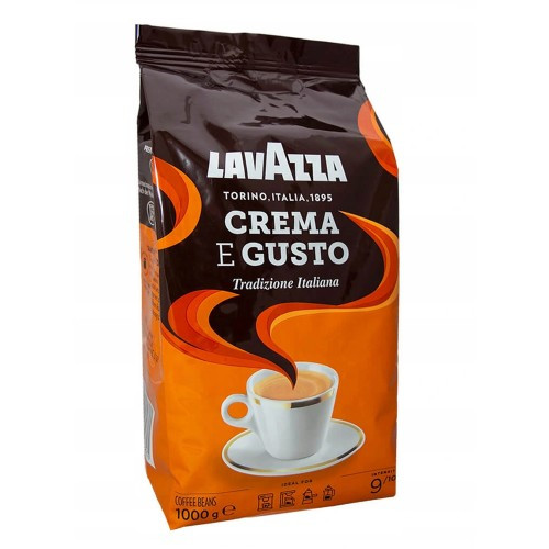 Кава в зернах Lavazza Crema e Gusto Tradizione Italiana 1кг