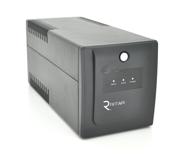 ИБП Ritar  RTP1200 (720W) Proxima-L, LED, AVR, 3st, 4xSCHUKO socket, 2x12V7Ah, plastik Case ( 460 x 225 x 245