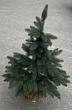 Ялинка штучна лита 1,1 м в кашпо, зелена, фото 2