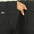 Утеплені жіночі штани КАРГО № 088 чорні, фото 2