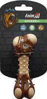 Игрушка AnimAll GrizZzly косточка с ароматом мяса 11.7х4.7х4 см Beige/brown