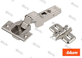 Завіса напівнакладна Blum Clip-Top без пружини 70Т3650