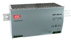 DRT-480-24, DRT-480-48 — трифазні джерела живлення Mean Well (на DIN-рейку)