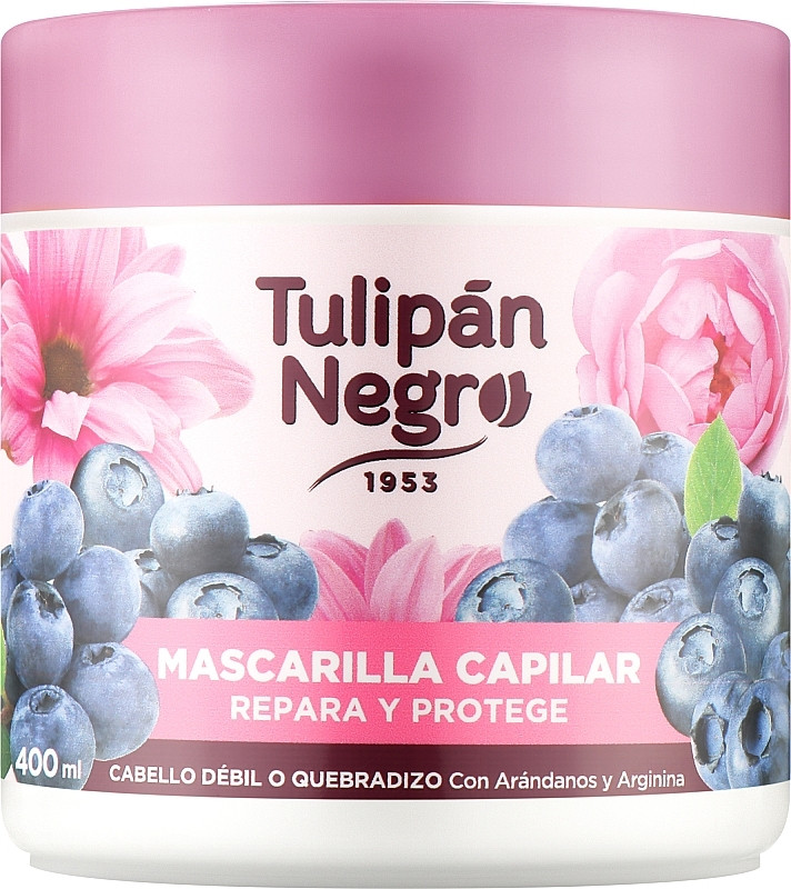 Маска для відновлення та захисту волосся Tulipan Negro Hair Repairs & Protects Mask