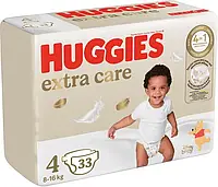 Подгузники Huggies Extra Care Jumbo 4 8-16 кг 33 шт