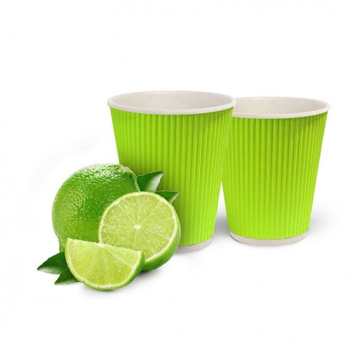 Стакан гофрований "Лайм" 175мл (25 шт)