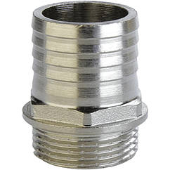 Штуцер нікельований 1″ЗР х 30мм штампований А2072А(нк) VA (000025800)