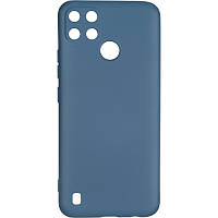Чехол - накладка для Realme C25Y / бампер на Realme C25Y / Full Soft Case / синий .