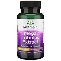 Трибулус Якірці екстракт, Mega Tribulus Extract, Swanson, 250 мг, 60 капсул