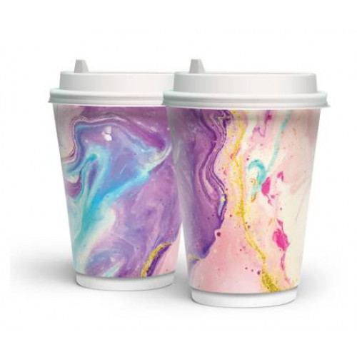 Стакан двошаровий "Art" 400 мл (25 шт)