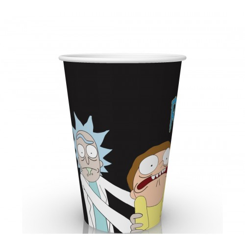 Стакан паперовий "Rick & Morty" білий 400мл (50 шт)