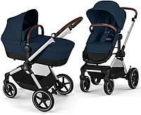 Коляска Cybex Eos Lux 2 в 1 SLV Ocean Blue