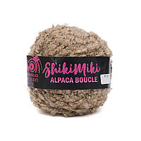 Вовняна букльована пряжа Alpaca Boucle, колір Капучино