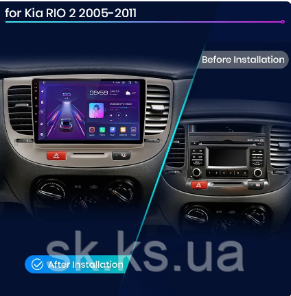 Junsun 4G Android магнітолу для Kia RIO 2 RIO2 2005-2011