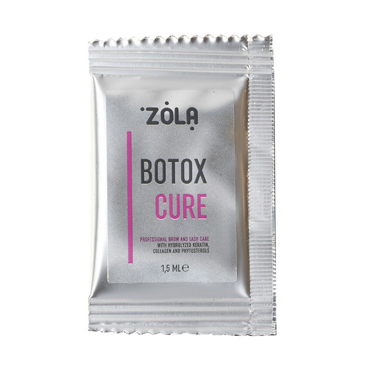 Засіб для брів і вій у саше Zola Botox Cure, 1,5 мл х 10 шт