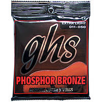 Струны GHS S315 Phosphor Bronze Extra Light 11-50
