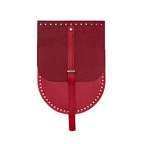 Комплект для сумки Морена зі шкіри, колір Червоний + Червоний флотар