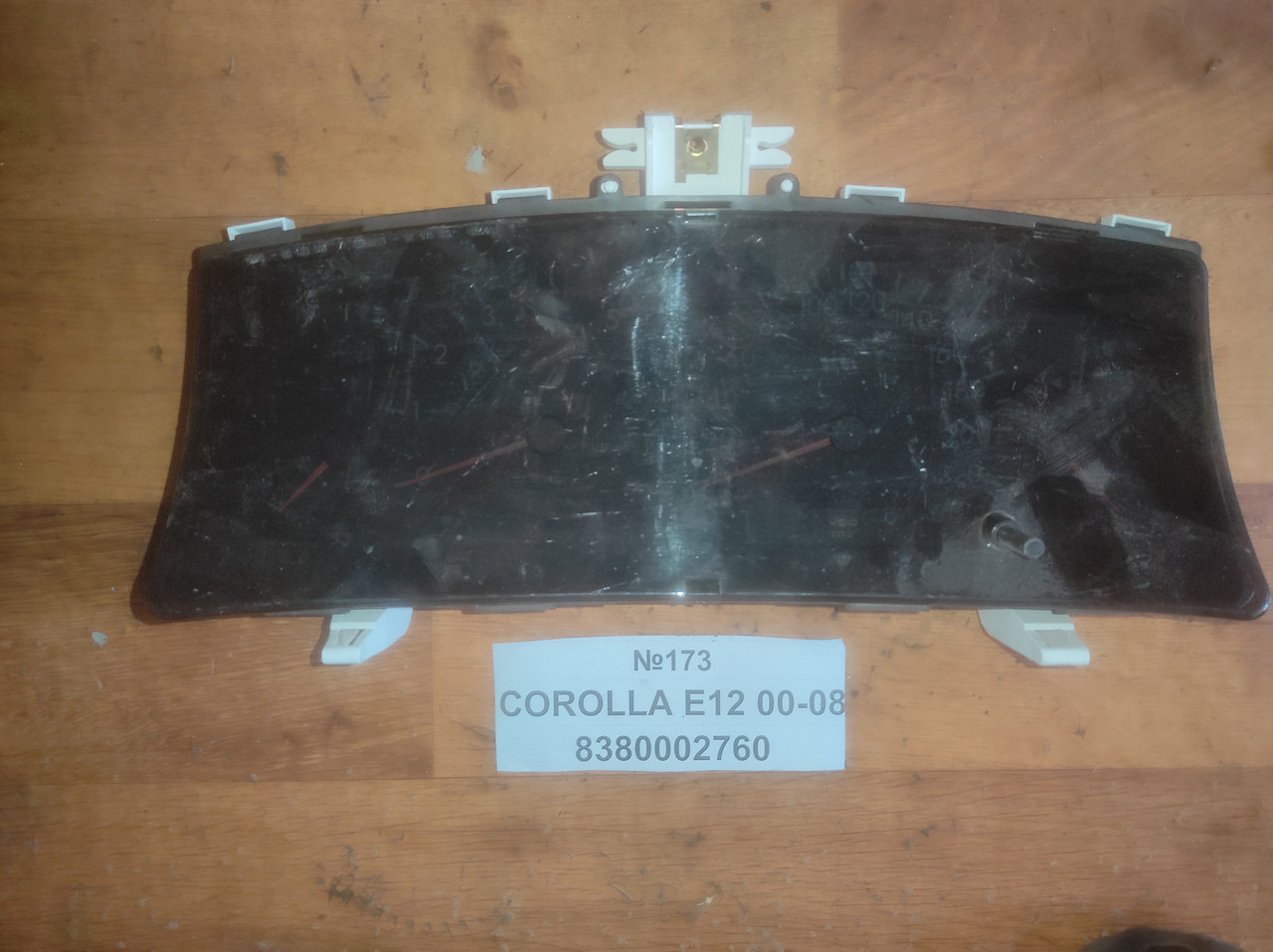 №173 Панель приборов/спидометер 8380002760 Toyota Corolla E12 00-08