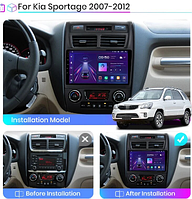 Junsun 4G Android магнитола для Kia Sportage 2 2007 2008 2009 2010 2011 2012 wifi