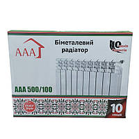 Биметаллический радиатор AAA Uno 500*96, Польша (три А) (вес секции 1,3)