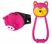 Комплект детских габаритов KLS Animal Pink для велосипеда