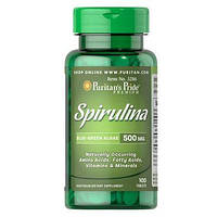 Puritan's Pride Spirulina 500 mg 100 таблеток