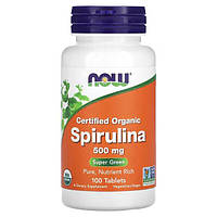 NOW Spirulina 500 mg 100 таблеток