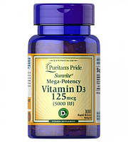 Puritan's Pride Vitamin D3 5000 IU 100 капсул