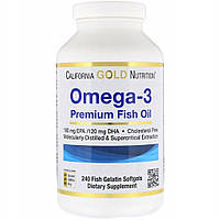 California Gold Nutrition Omega-3 240 капсул