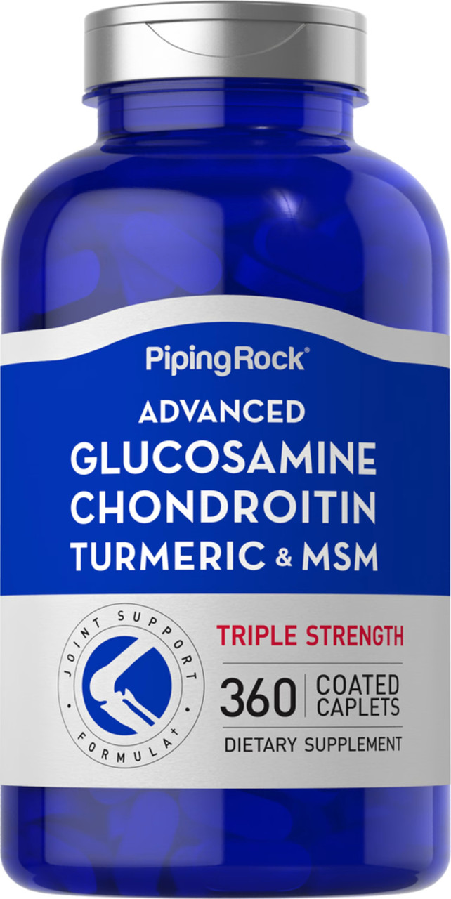 Piping Rock	Triple Strength Glucosamine Chondroitin MSM + Turmeric 360 таблеток