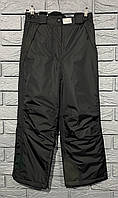 Чорні лижні штани бренду POCOPIANO 128 см чорний 128