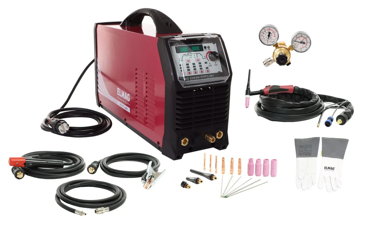 Зварювальний інвертор TIG/TIG AC/DC AD 2060M P/PFC/MV 'Multi Line' ECO-SET-Gбез сталевого циліндра в складі: 1, фото 1