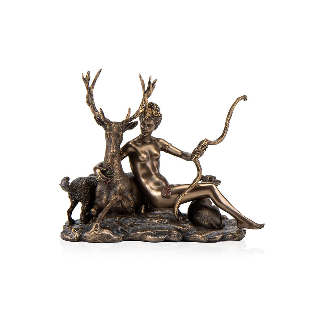 Декоративна статуетка "Богиня Діана" з полістоуну від італійського бренду Veronese 17 см, фото 1