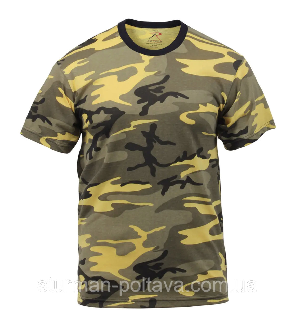 Футболка чоловіча камуфляж - Stinger Yellow Camo T-Shirts полікотон 60/40 ROTCHO США