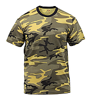 Футболка мужская камуфляж - Stinger Yellow Camo T-Shirts поликотон 60/40 ROTCHO США размер S