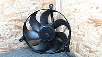 Вентилятор основного радиатора Skoda Fabia 345мм на 3 контакта 1999-2008 года