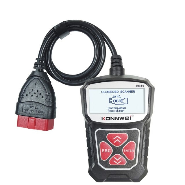 Диагностический автосканер OBD II Konnwei KW310 CAN OBDII + EOBD Code Reader Black cac - фото 3 - id-p2010488482