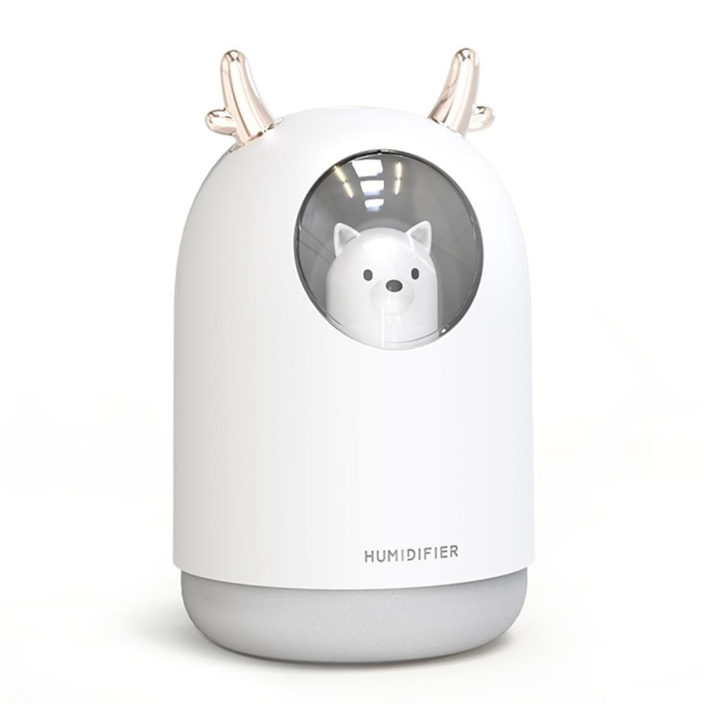 Увлажнитель воздуха, Домашний любимец, USB Aroma Humidifier M106 Аромалампа с LED-подсветкой, White cac - фото 2 - id-p2010488546