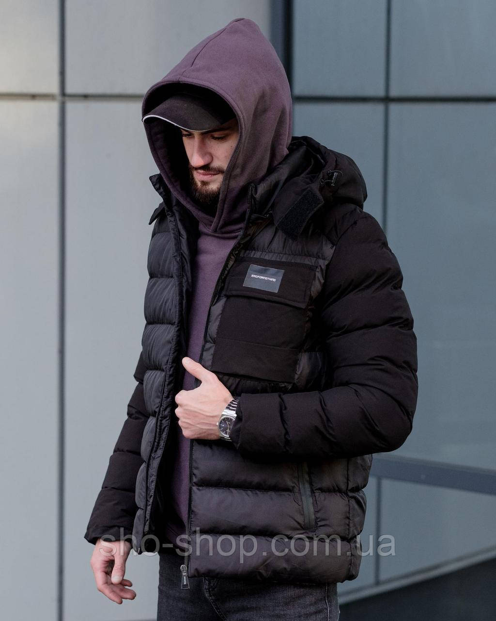Зимова Курта Under Black, фото 1