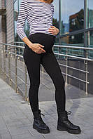 Хлопковые облегающие лосины без утепления для беременных Bonn S Lullababe Черный