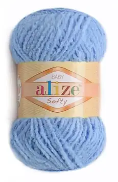Alize Softy, колір Блакитний №40