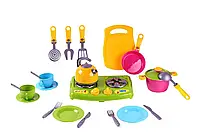 Игровой набор посуды и кухонных аксессуаров из 23 предметов Technok Toys 2407
